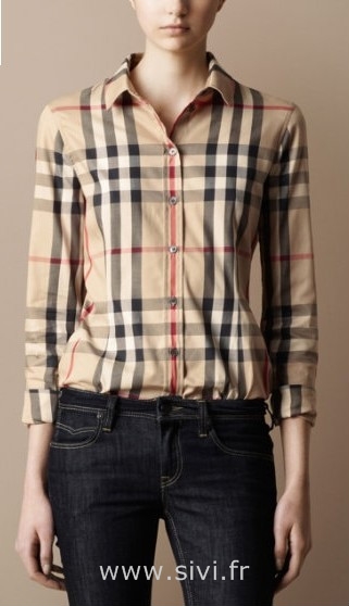 chemise femme burberry pas cher